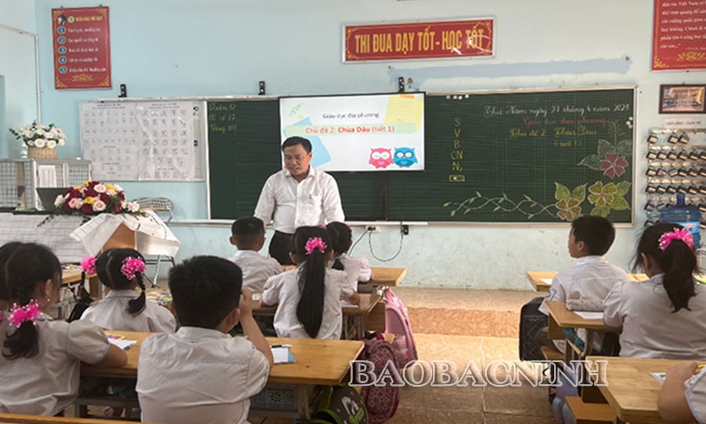 Triển khai “Giờ học lịch sử online” cho học sinh tiểu học tại huyện Tiên Du