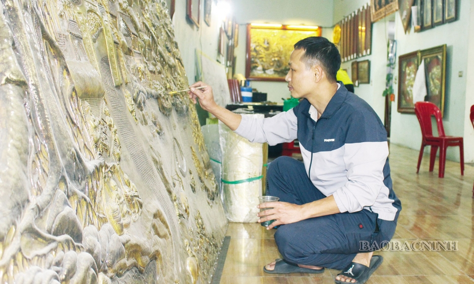 Hồn quê trong những bức tranh đồng