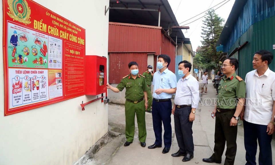 Phát huy hiệu quả mô hình  phòng cháy, chữa cháy tại khu dân cư