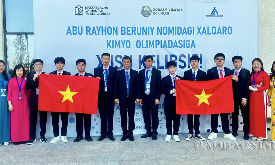 Cả 2 học sinh Bắc Ninh đoạt Huy chương tại Olympic Hóa học Quốc tế