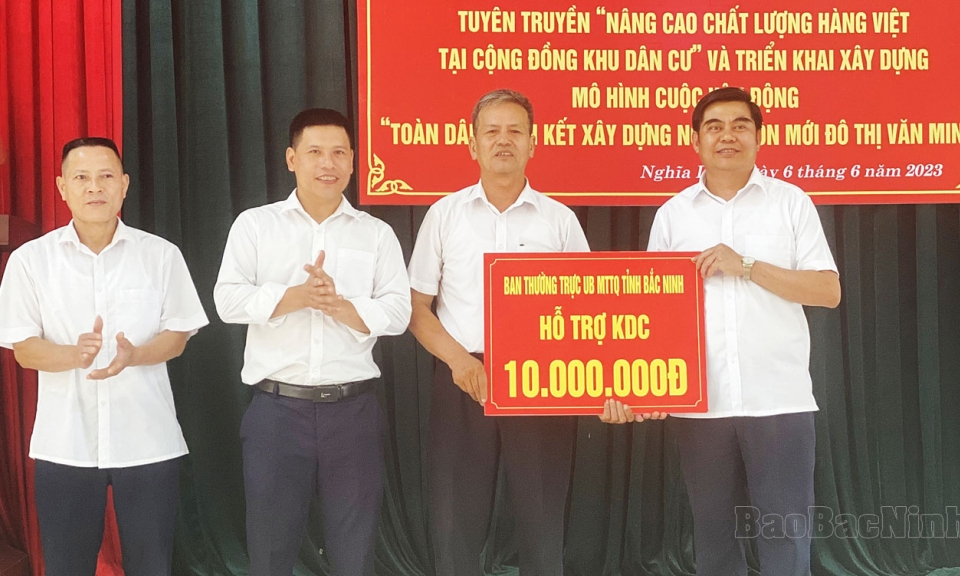 Triển khai mô hình “Toàn dân đoàn kết xây dựng Nông thôn mới, đô thị văn minh”