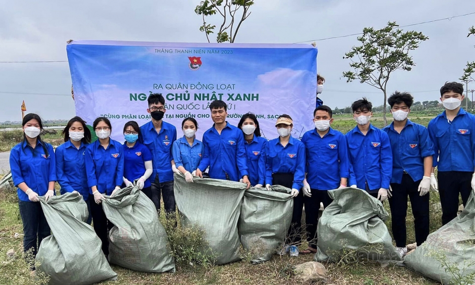 Phong trào “Ngày Thứ bảy tình nguyện” và “Ngày Chủ nhật xanh” của tuổi trẻ thành phố Bắc Ninh