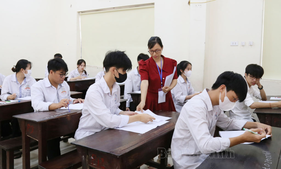 Năm 2024, Bắc Ninh có hơn 17 nghìn thí sinh tham dự kỳ thi tốt nghiệp THPT
