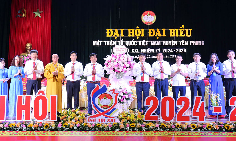 Đại hội đại biểu MTTQ huyện Yên Phong nhiệm kỳ 2024 - 2029