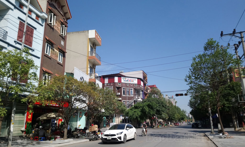 Yên Phong phát triển hạ tầng đô thị