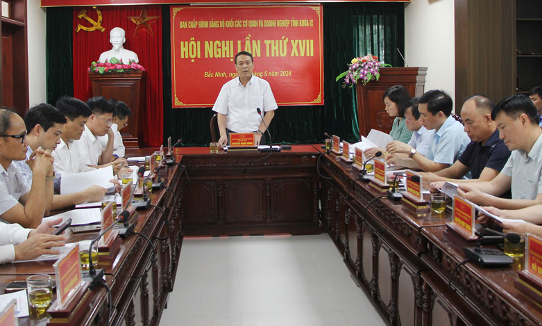 Hội nghị lần thứ 17 Ban Chấp hành Đảng bộ Khối các Cơ quan và Doanh nghiệp tỉnh