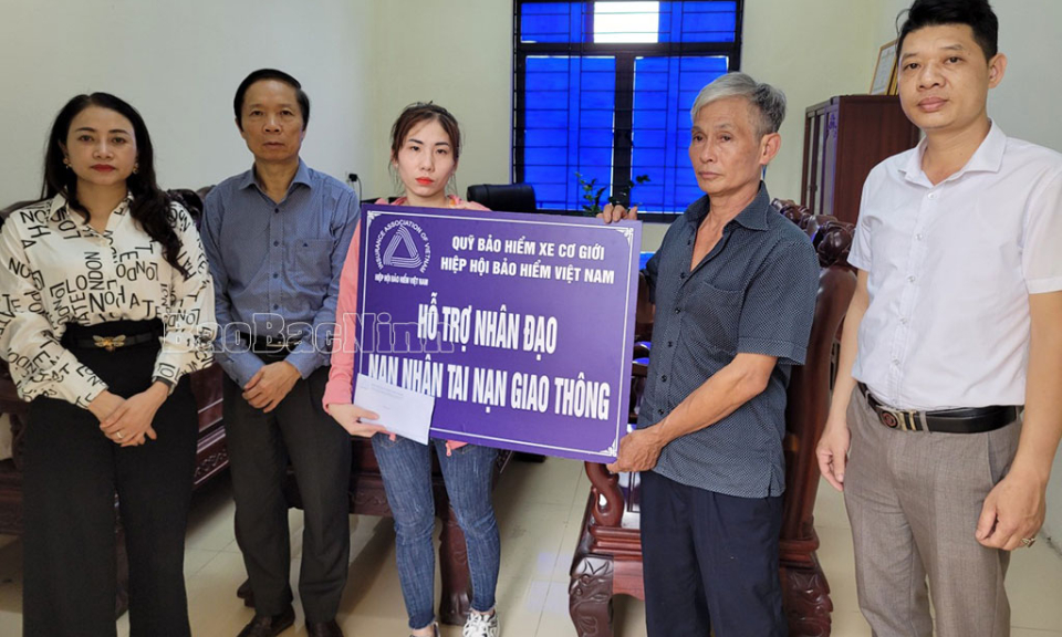 Quỹ bảo hiểm xe cơ giới hỗ trợ nhân đạo tại tỉnh Bắc Ninh, Bắc Giang