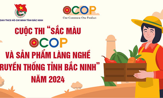 Cuộc thi "Sắc màu OCOP và sản phẩm làng nghề truyền thống tỉnh Bắc Ninh" năm 2024