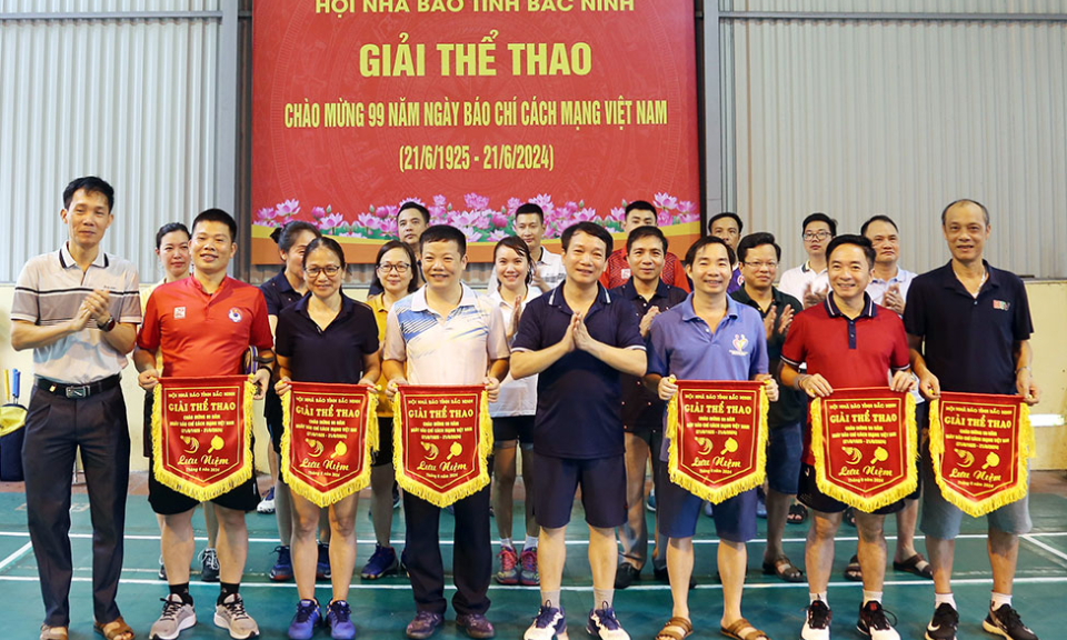 Giải thể thao chào mừng 99 năm ngày Báo chí Cách mạng Việt Nam