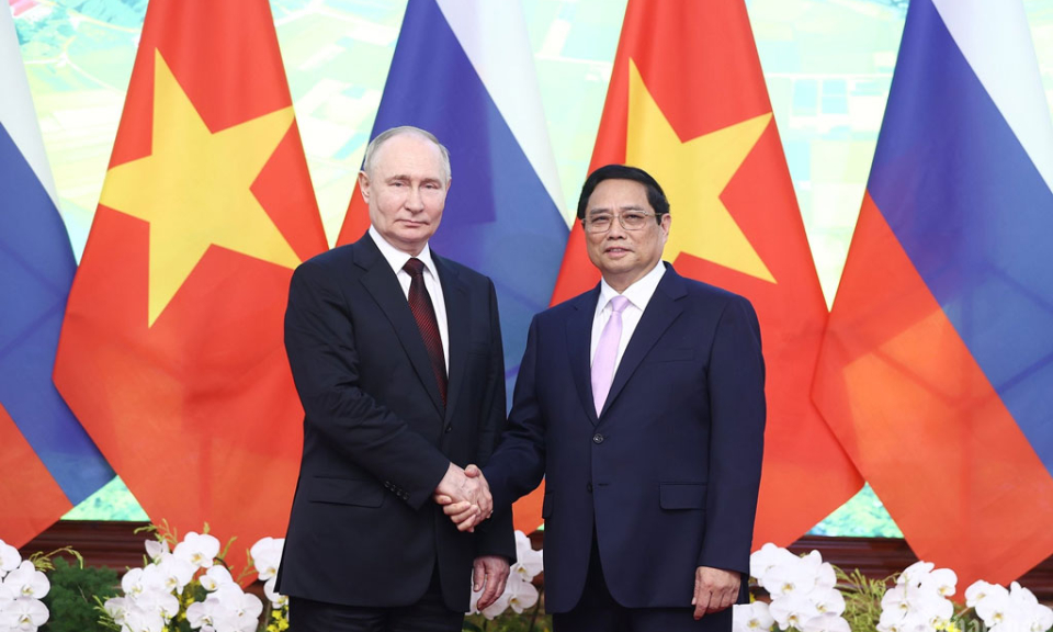 Thủ tướng Phạm Minh Chính hội kiến Tổng thống Liên bang Nga Vladimir Putin