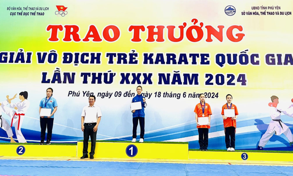 Bắc Ninh giành 10 huy chương tại giải vô địch trẻ Karate Quốc gia lần thứ 30