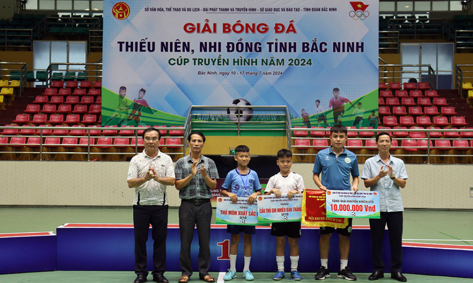 Chung kết, trao giải Giải Bóng đá Thiếu niên, Nhi đồng tỉnh Bắc Ninh Cúp Truyền hình năm 2024