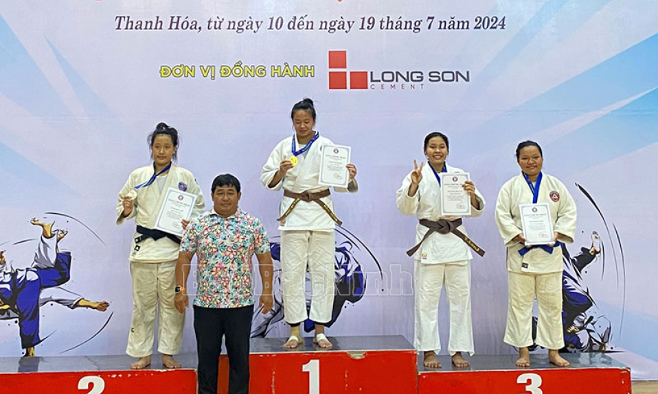 Bắc Ninh đạt 10 huy chương tại Giải vô địch trẻ Judo quốc gia năm 2024