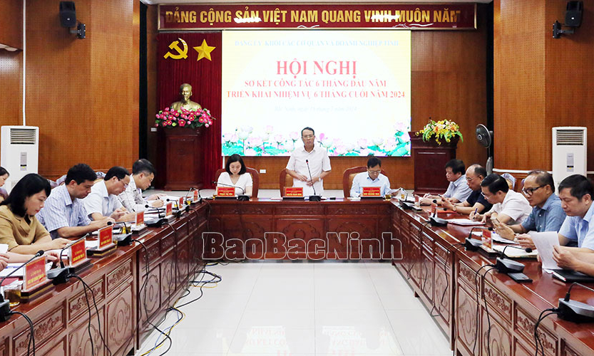 95% đảng viên Đảng bộ Khối các Cơ quan và Doanh nghiệp tỉnh hoàn thành tốt nhiệm vụ