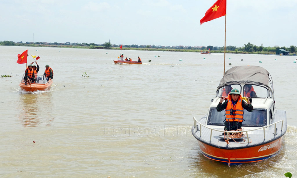 Lương Tài hoàn thành xuất sắc Diễn tập phòng, chống thiên tai và tìm kiếm cứu nạn