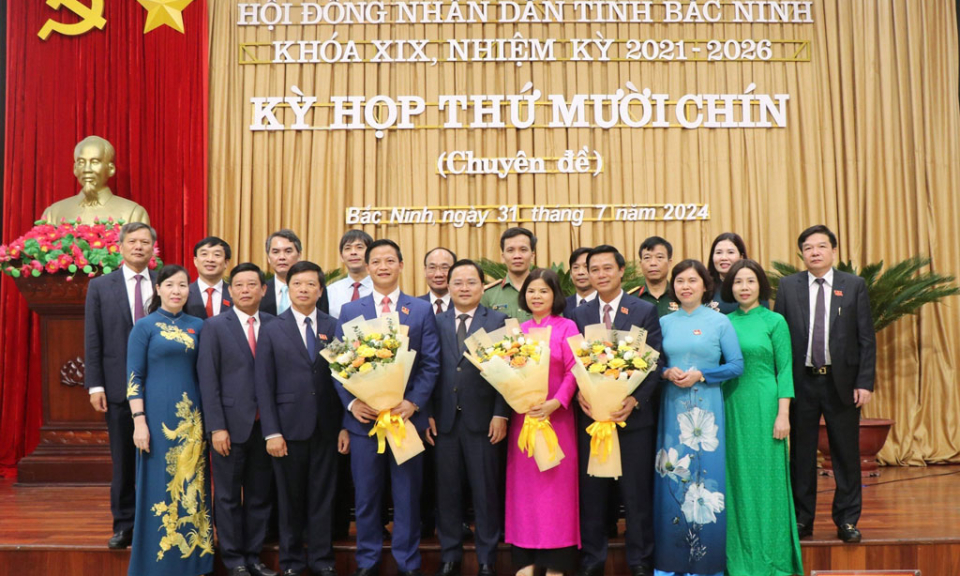 HĐND tỉnh khoá XIX bầu Chủ tịch HĐND, Chủ tịch và Phó Chủ tịch UBND tỉnh nhiệm kỳ 2021-2026