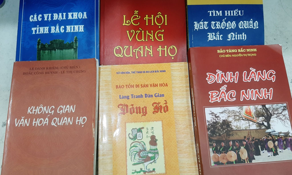 Xuất bản và tái bản 95 đầu sách lĩnh vực văn hóa, du lịch, gia đình tỉnh Bắc Ninh