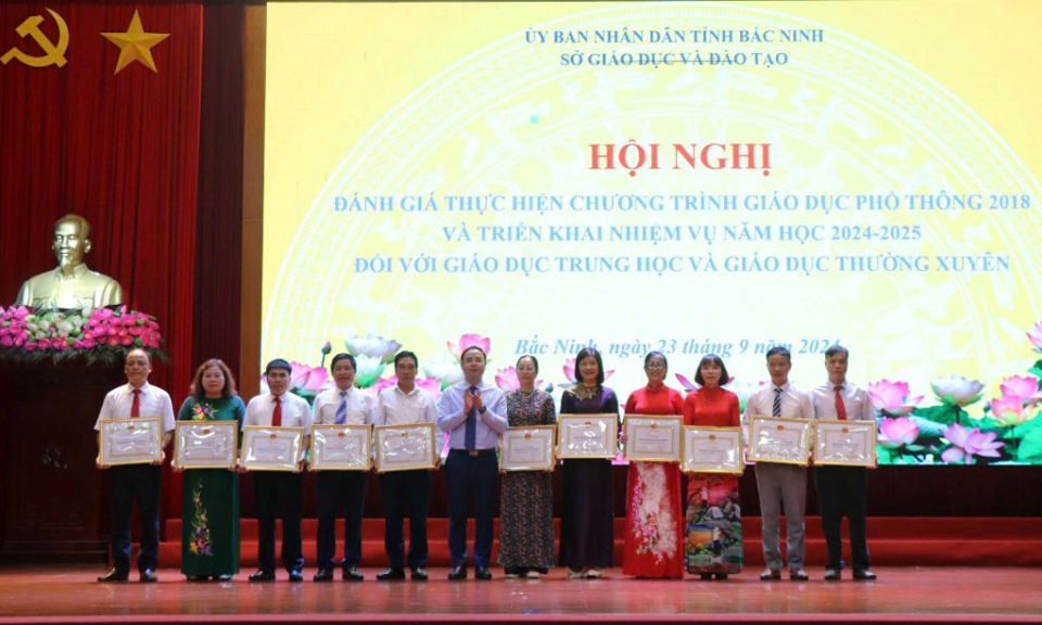 Năm học 2024-2025, tập trung thực hiện hiệu quả Chương trình GDPT 2018