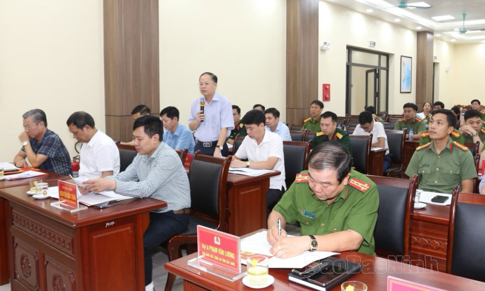 Hội nghị các Tiểu ban diễn tập phương án chữa cháy và cứu nạn, cứu hộ tại Công ty TNHH Samsung Electronics Việt Nam