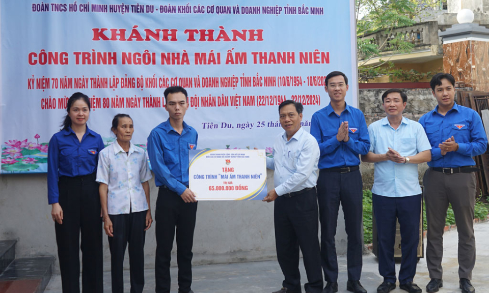 Khánh thành “Mái ấm thanh niên” tại huyện Tiên Du