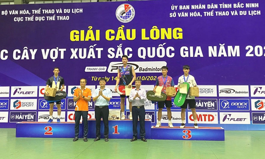 Bế mạc Giải Cầu lông các cây vợt xuất sắc Quốc gia năm 2024