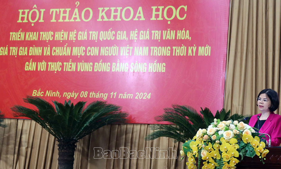 Khai mạc Hội thảo khoa học triển khai các hệ giá trị và chuẩn mực con người Việt Nam