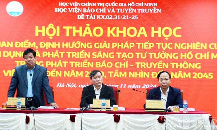 Hội thảo Vận dụng sáng tạo tư tưởng Hồ Chí Minh vào phát triển báo chí - truyền thông