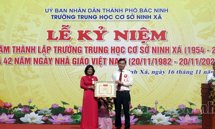 Trường THCS Ninh Xá kỷ niệm 70 năm thành lập