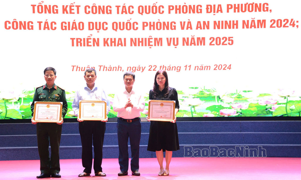 Thuận Thành tổng kết công tác quốc phòng địa phương năm 2024