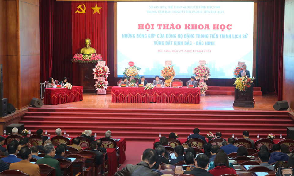 Hội thảo khoa học về những đóng góp của dòng họ Đặng trong tiến trình lịch sử vùng đất Bắc Ninh - Kinh Bắc