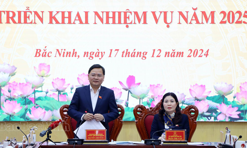 Đoàn Đại biểu Quốc hội tỉnh triển khai nhiệm vụ công tác năm 2025