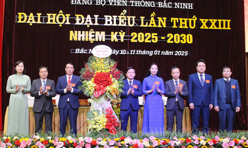 Đại hội đại biểu Đảng bộ Viễn thông Bắc Ninh lần thứ XXIII, nhiệm kỳ 2025-2030