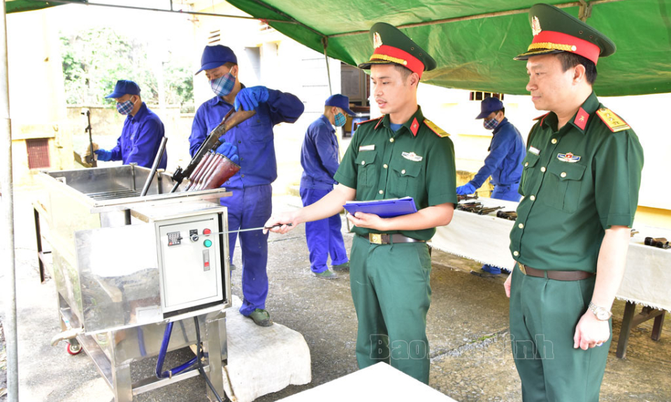 Quản lý, khai thác vũ khí, trang bị kỹ thuật tốt, an toàn