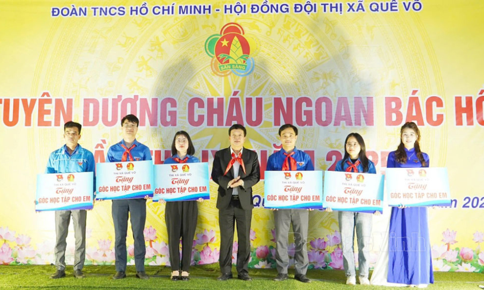 Quế Võ tuyên dương 84 điển hình cháu ngoan Bác Hồ