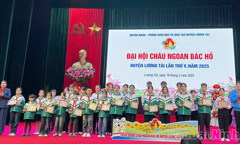 Huyện Lương Tài: 135 đội viên tiêu biểu đạt danh hiệu Cháu ngoan Bác Hồ