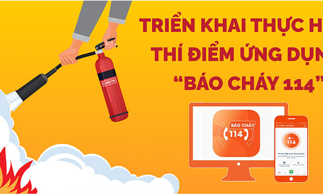 Triển khai thực hiện thí điểm ứng dụng “Báo cháy 114”