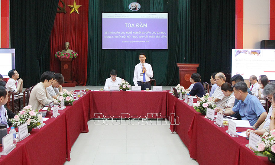 Tọa đàm về kết nối trong giáo dục phục vụ phát triển bền vững