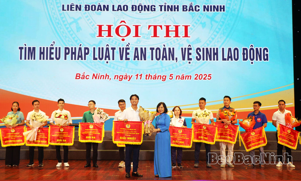 Hội thi tìm hiểu pháp luật “An toàn vệ sinh lao động”