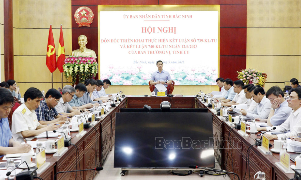 Tập trung cao điểm thực hiện các Kết luận 739, 740 của Ban Thường vụ Tỉnh uỷ