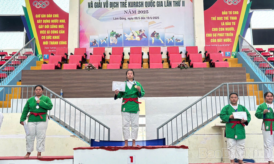 Bắc Ninh giành 4 Huy chương Vàng tại Giải Vô địch Kurash Quốc gia lần VII và Giải Vô địch trẻ Quốc gia Kurash lần II