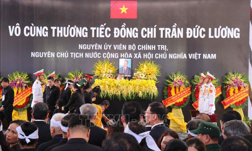 Lời cảm ơn của Ban Lễ tang và gia đình nguyên Chủ tịch nước Trần Đức Lương