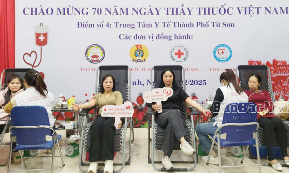 Sôi nổi phong trào hiến máu tình nguyện