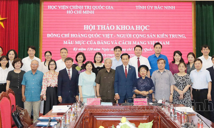 Hội thảo khoa học “Đồng chí Hoàng Quốc Việt-Người cộng sản kiên trung, mẫu mực của Đảng và cách mạng Việt Nam”