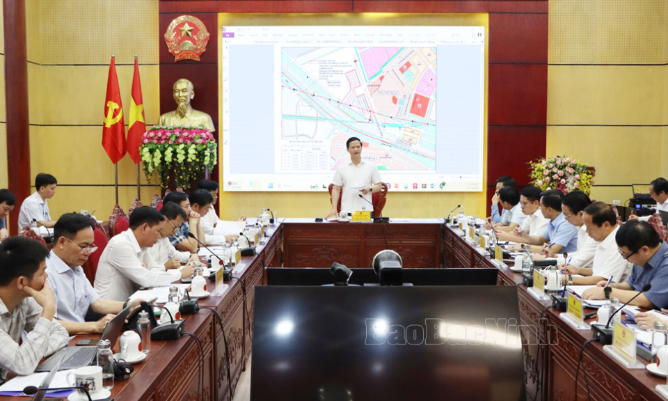 Tháo gỡ khó khăn, vướng mắc một số dự án trên địa bàn tỉnh