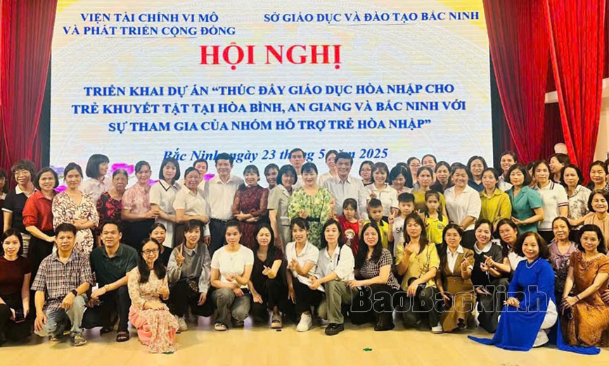 Triển khai dự án Thúc đẩy giáo dục hòa nhập cho trẻ khuyết tật tại Bắc Ninh