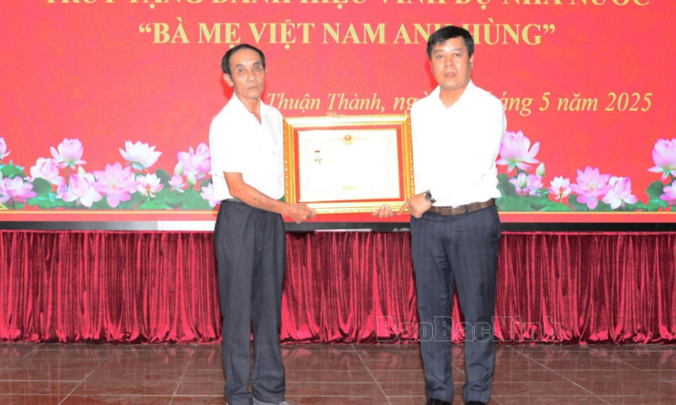 Thuận Thành tổ chức Lễ truy tặng danh hiệu “Bà Mẹ Việt Nam Anh hùng”