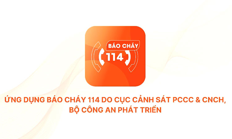 Hướng dẫn cài đặt App Báo cháy 114