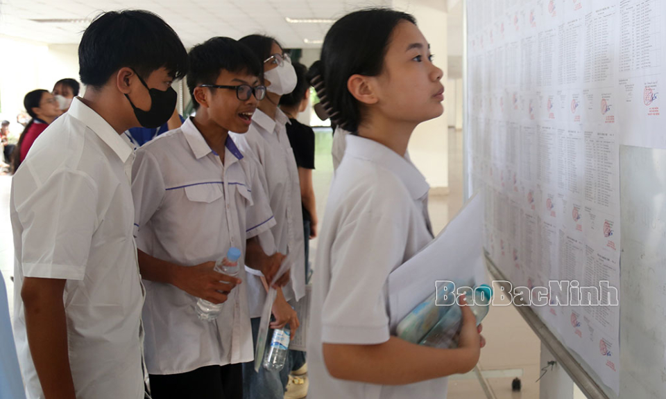 Sáng 7-6: Hơn 1.500 thí sinh tranh 455 chỉ tiêu vào Trường THPT Chuyên Bắc Ninh