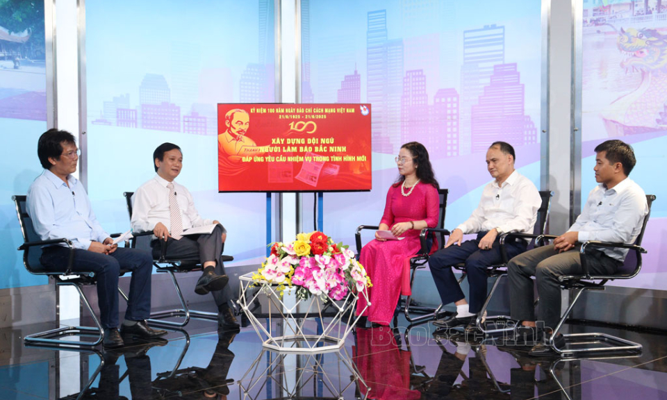 Tọa đàm “Xây dựng đội ngũ người làm báo Bắc Ninh đáp ứng yêu cầu nhiệm vụ trong tình hình mới”