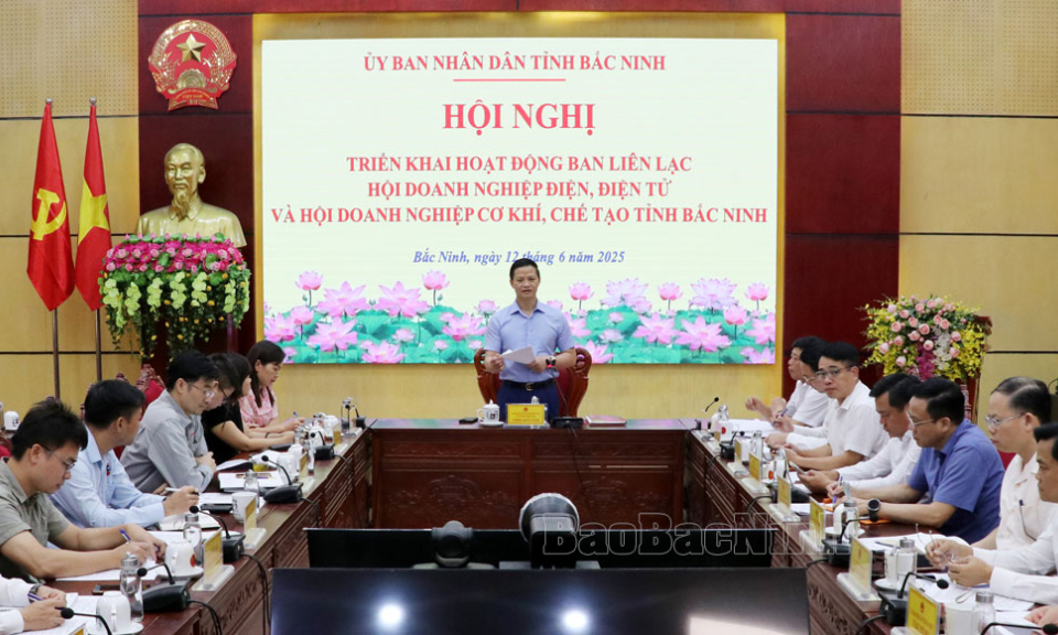 Khẩn trương thành lập và triển khai hoạt động của Hiệp hội sản xuất công nghiệp Bắc Ninh